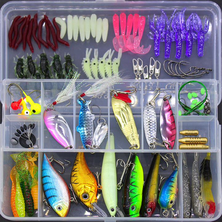 The Ultimate Fishing Companion: Fishing Gear Sequined Soft Bait Set