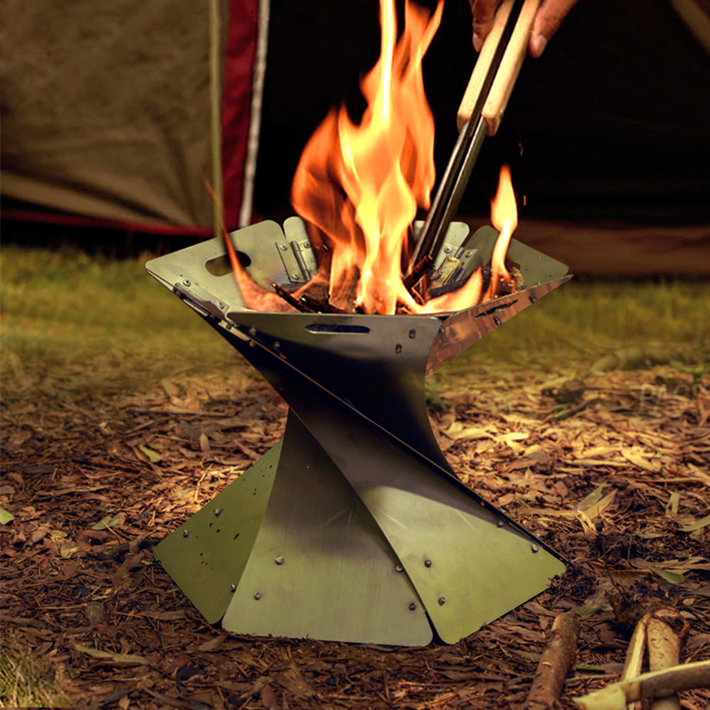Experience the Great Outdoors with Our Portable Outdoor Camping Fire Pit Heater