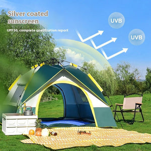 Experience the Great Outdoors with Our 3-4 Person Outdoor Camping Tent