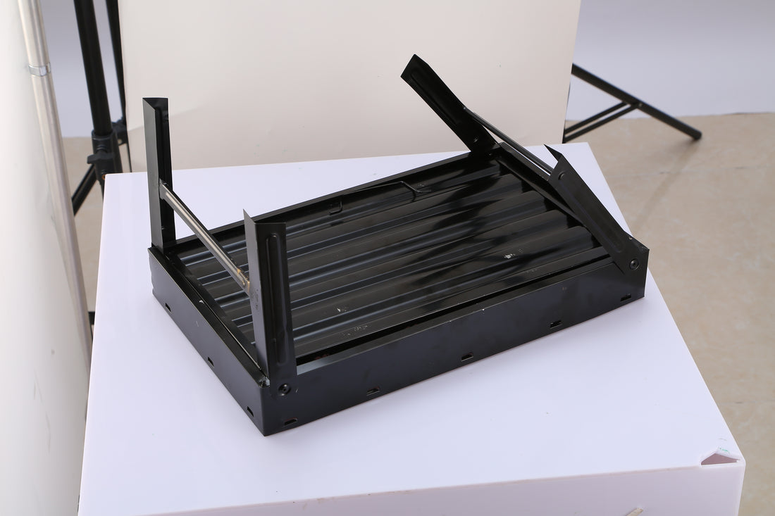 Portable Foldable Charcoal BBQ Grill Lightweight Camping Smoker Grill