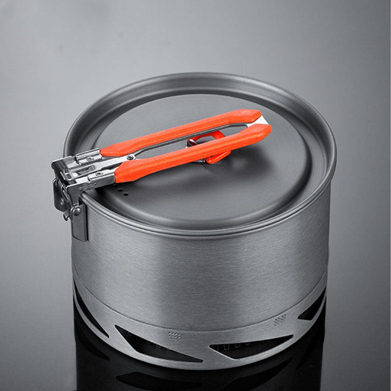 Camping Cookware Utensil Set Outdoor Picnic Hiking Pot Kettle