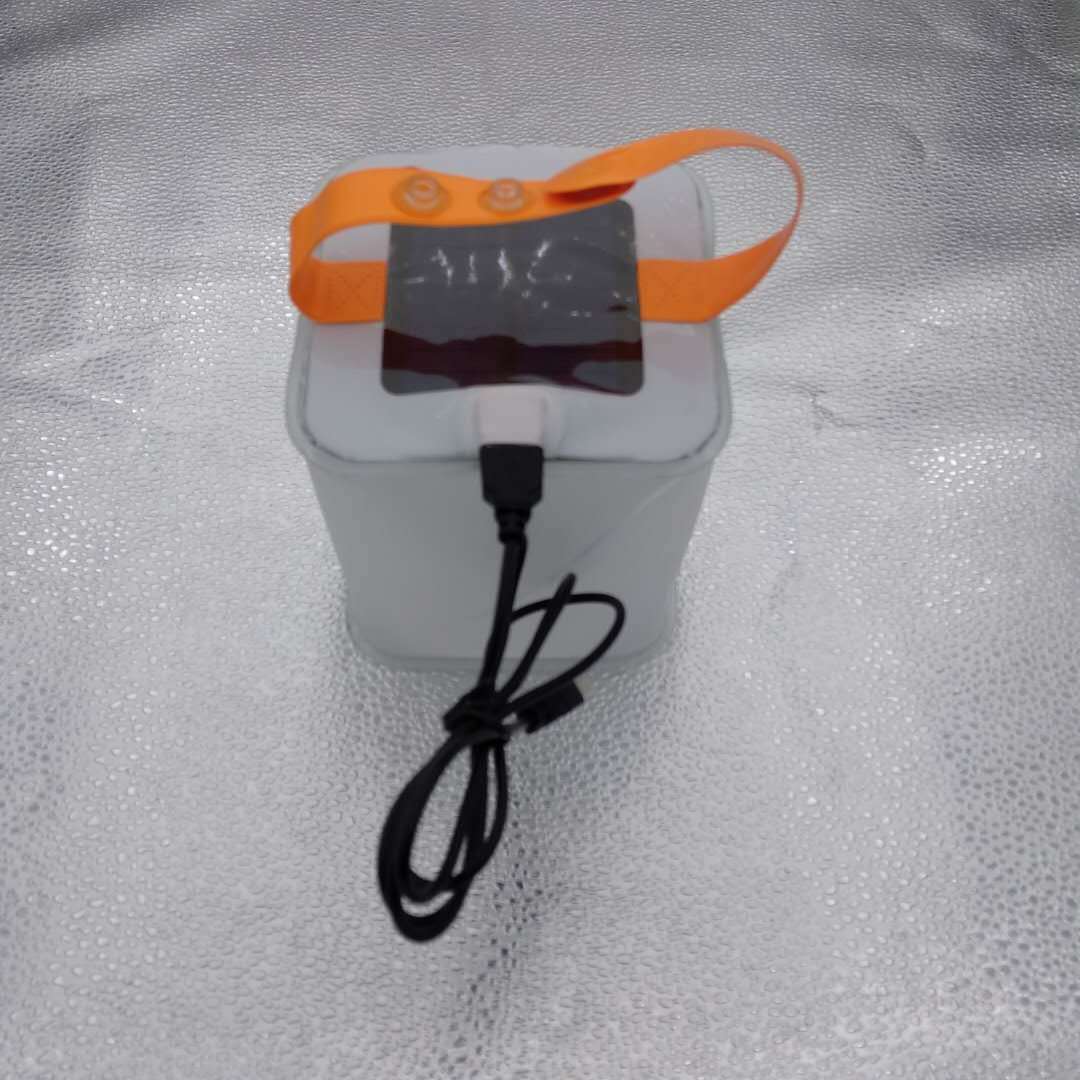 Waterproof Handheld Inflatable LED Camping Lantern Solar Collapsible Light