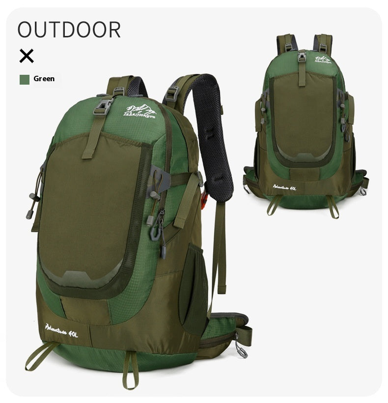 Outdoor Large Capacity Backpack Unisex for Hiking Mountaineering Travel