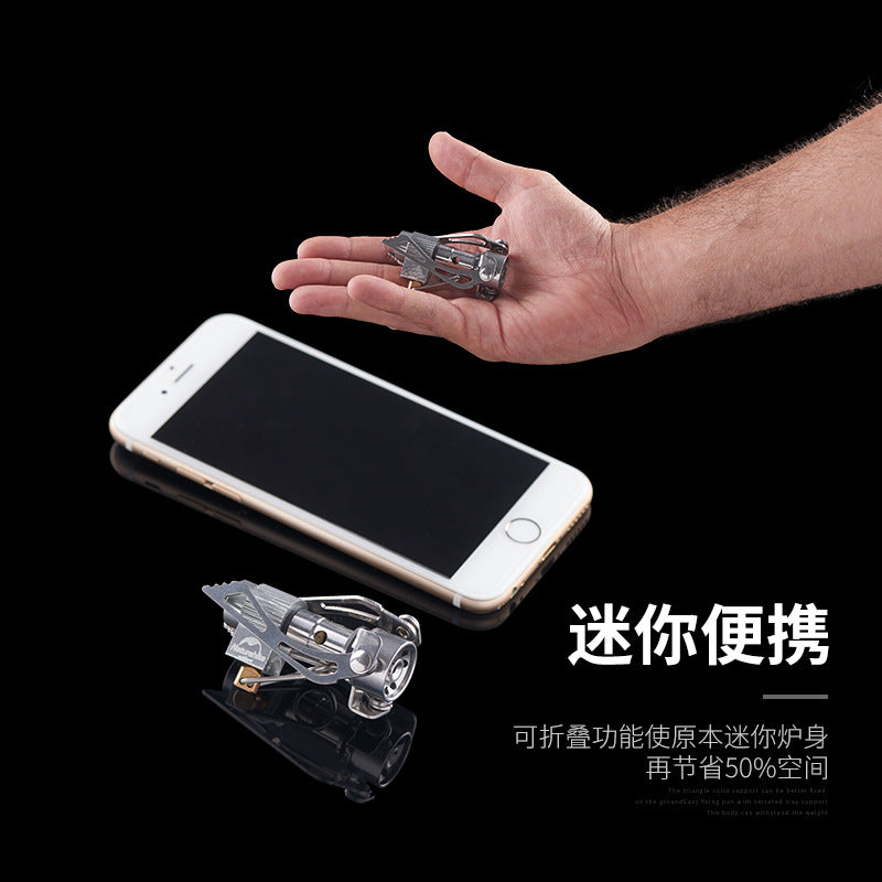 Portable Folding Mini Camping Gas Stove Outdoor Pocket Burner 3000W