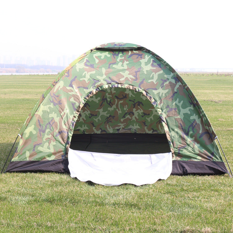 Outdoor Camouflage Tent 3-4 Person for Camping and Mountaineering