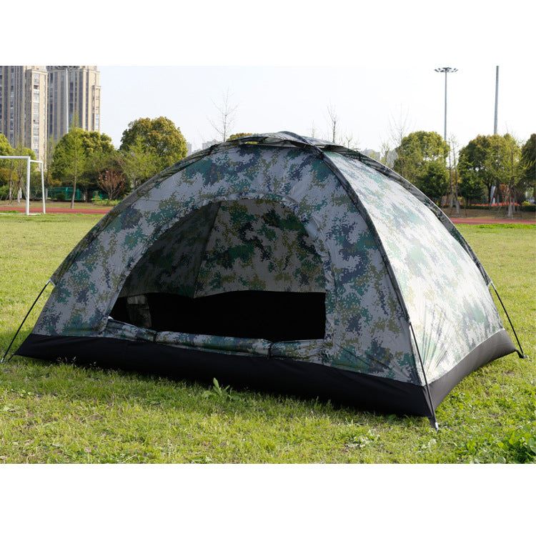Outdoor Camouflage Tent 3-4 Person for Camping and Mountaineering