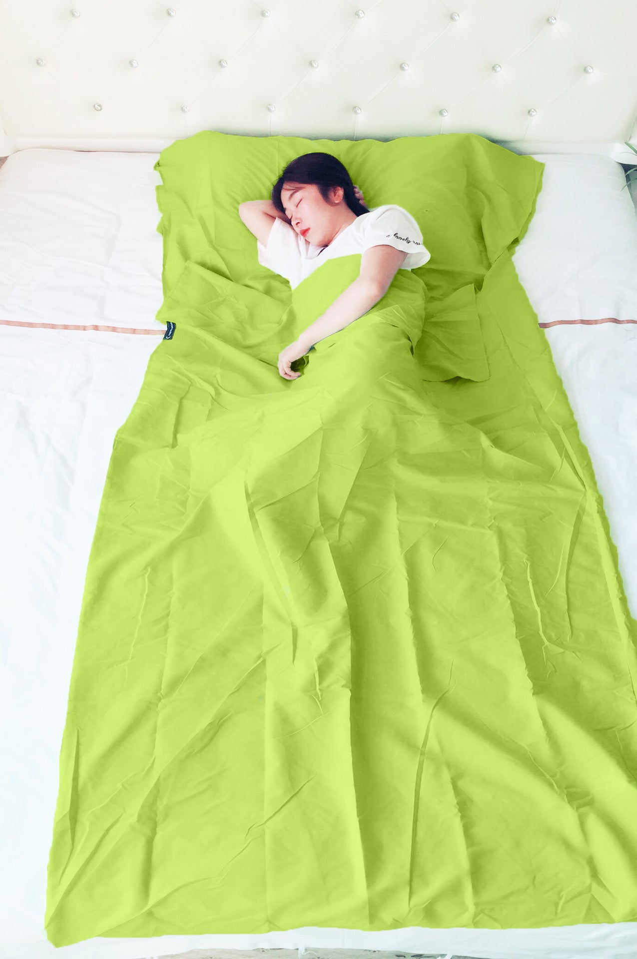 Ultralight Single Sleeping Bag Camping Hiking Liner Portable Foldable