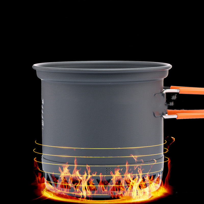 Widesea Camping Cookware Set Outdoor Pot Pan Utensil Kit