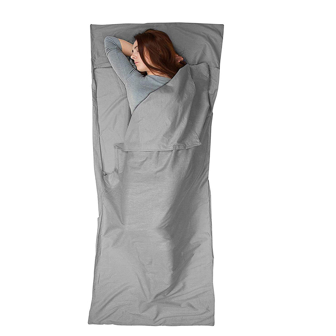 Ultralight Single Sleeping Bag Camping Hiking Liner Portable Foldable