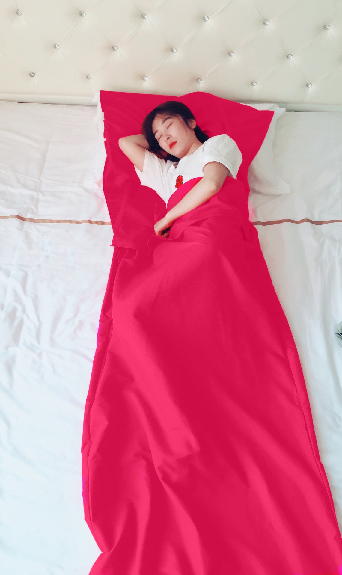 Ultralight Single Sleeping Bag Camping Hiking Liner Portable Foldable