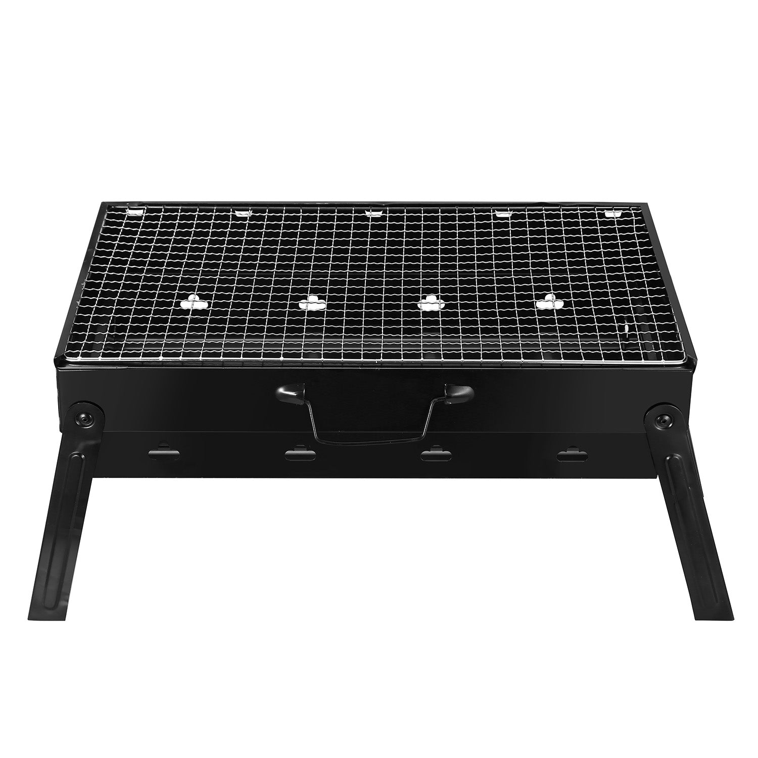 Portable Foldable Charcoal BBQ Grill Lightweight Camping Smoker Grill
