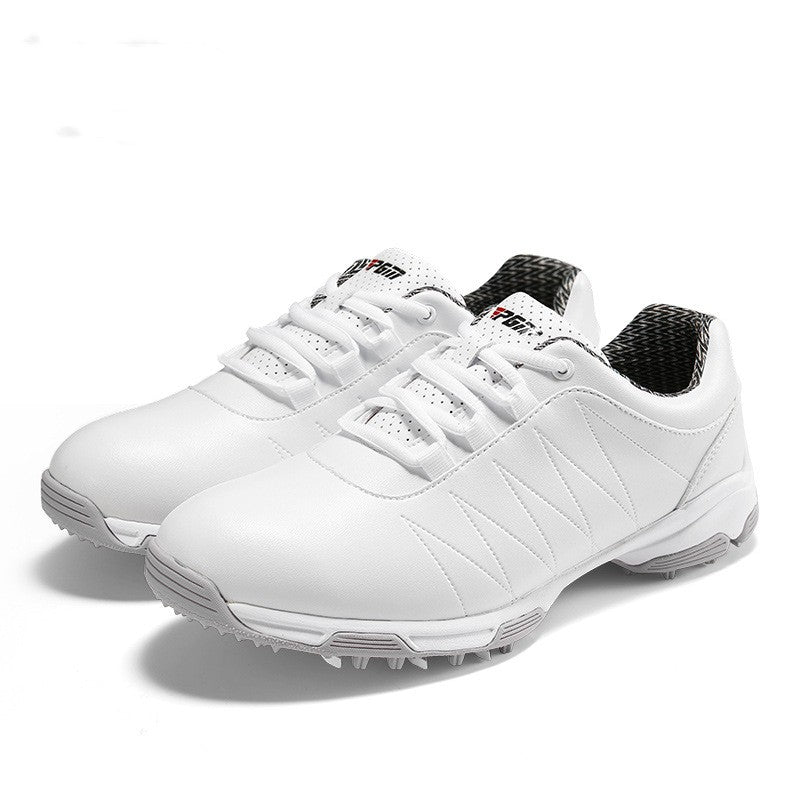 Women's Waterproof Golf Shoes Anti-Slip Spin Button Sneakers