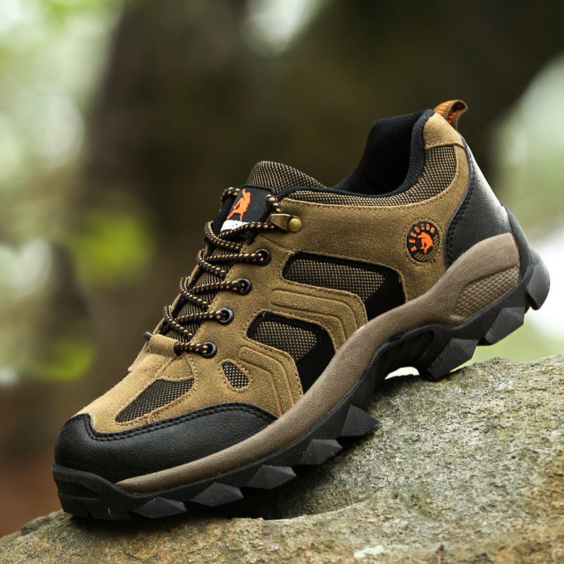 Men’s Casual Outdoor Waterproof Breathable Hiking Shoes