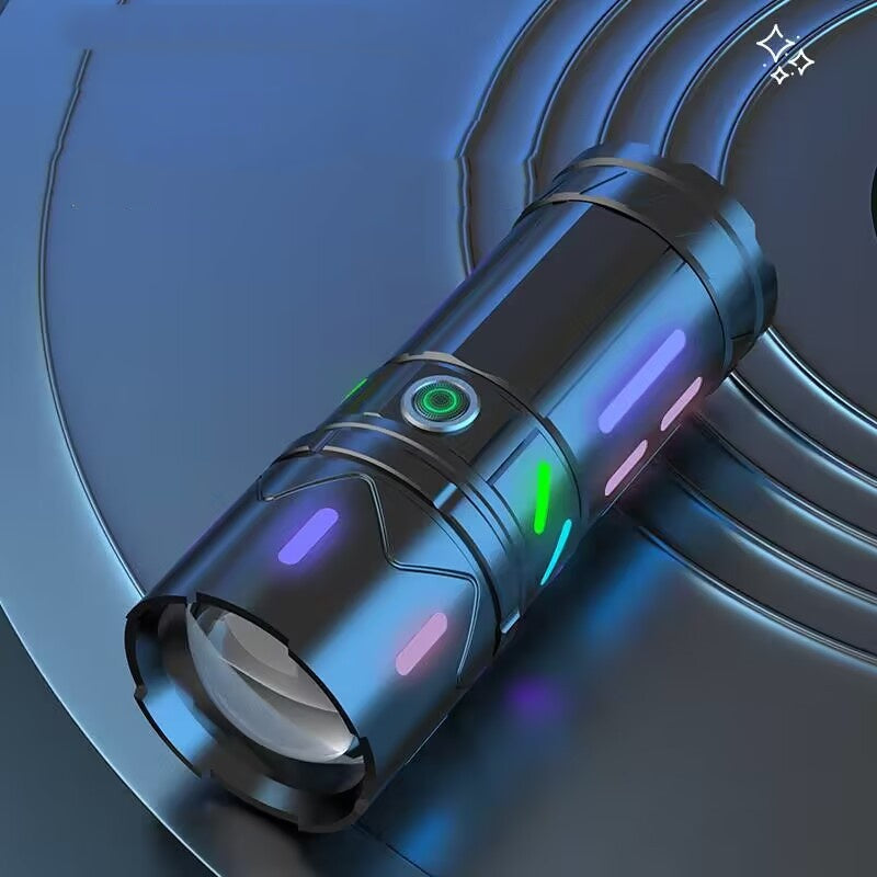 Rechargeable Outdoor LED Fluorescent Flashlight Strong Light