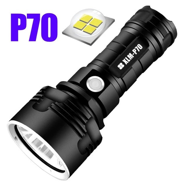 Rechargeable Super Bright LED Outdoor Flashlight Focusing Lamp