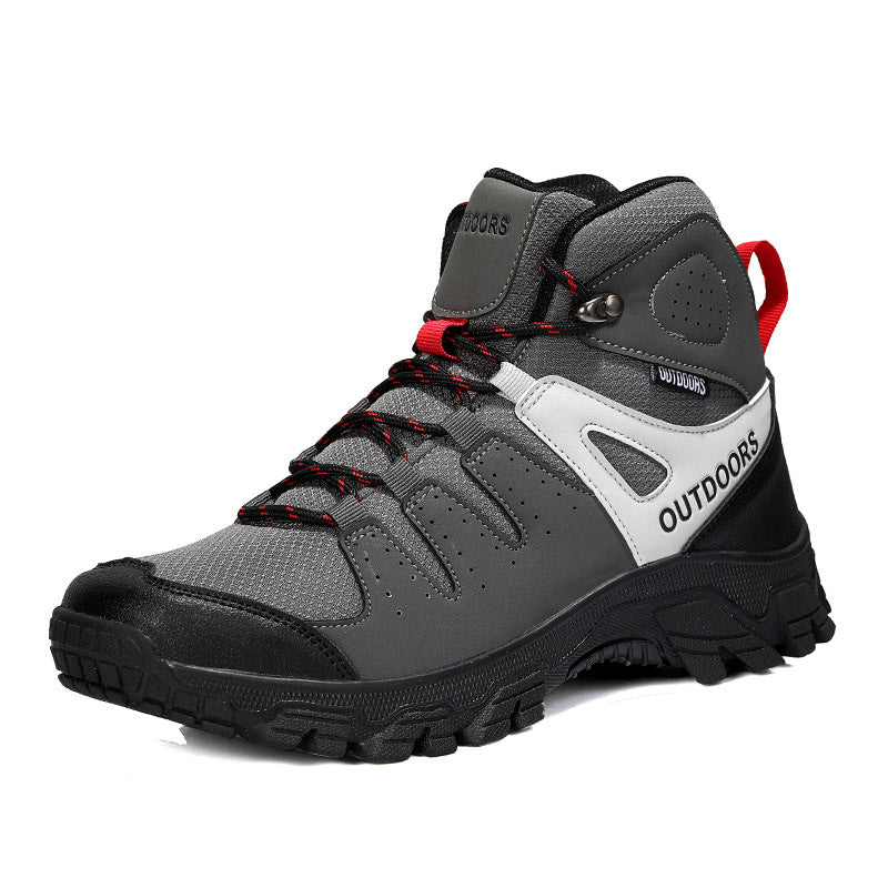 Men’s High-Top Hiking Shoes Wear-Resistant Non-Slip