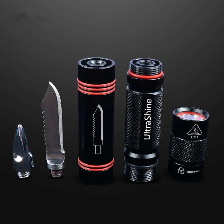 Q5 Outdoor Strong Flashlight With Safety Hammer