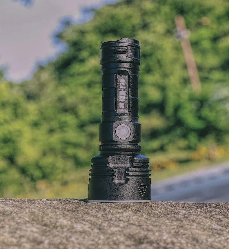 Rechargeable Super Bright LED Outdoor Flashlight Focusing Lamp