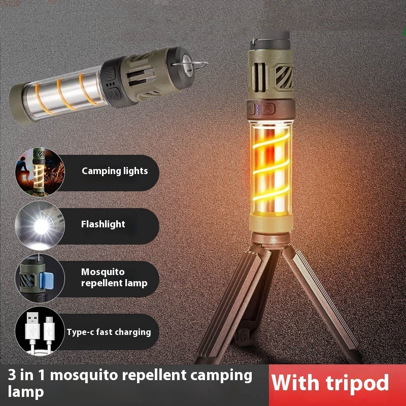 Outdoor Mosquito Killing Lantern Torch Long-Lasting Battery