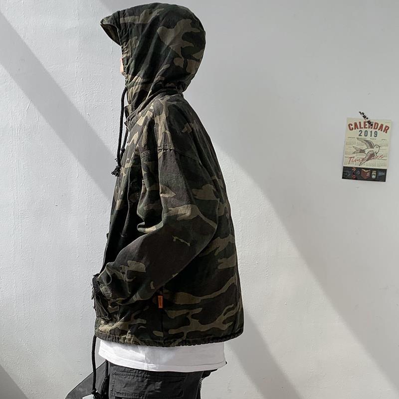Trendy Handsome And Immortal Jacket Handsome Tooling Camouflage