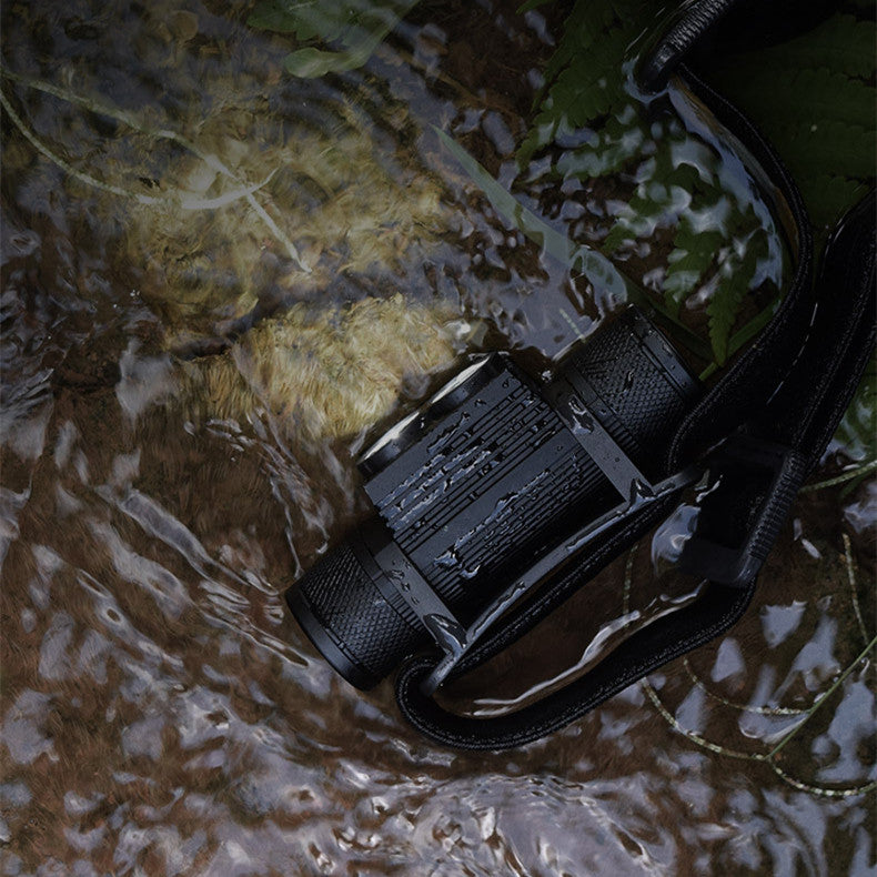 Waterproof LED Headlamp Focusing Flashlight for Camping Mountaineering Fishing