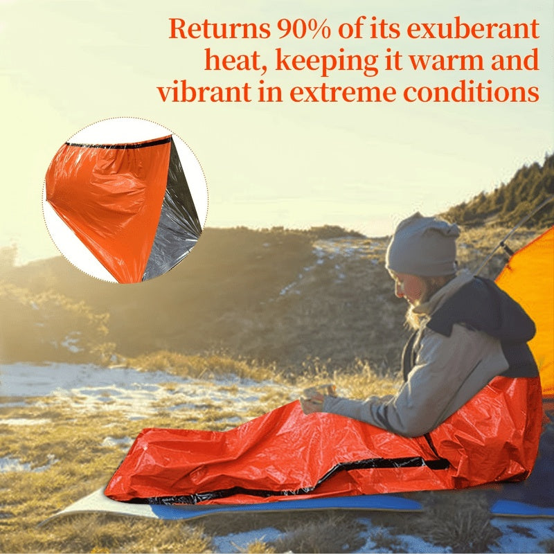 Portable Lightweight Thermal Sleeping Bag Blanket Bivy Sack for Camping