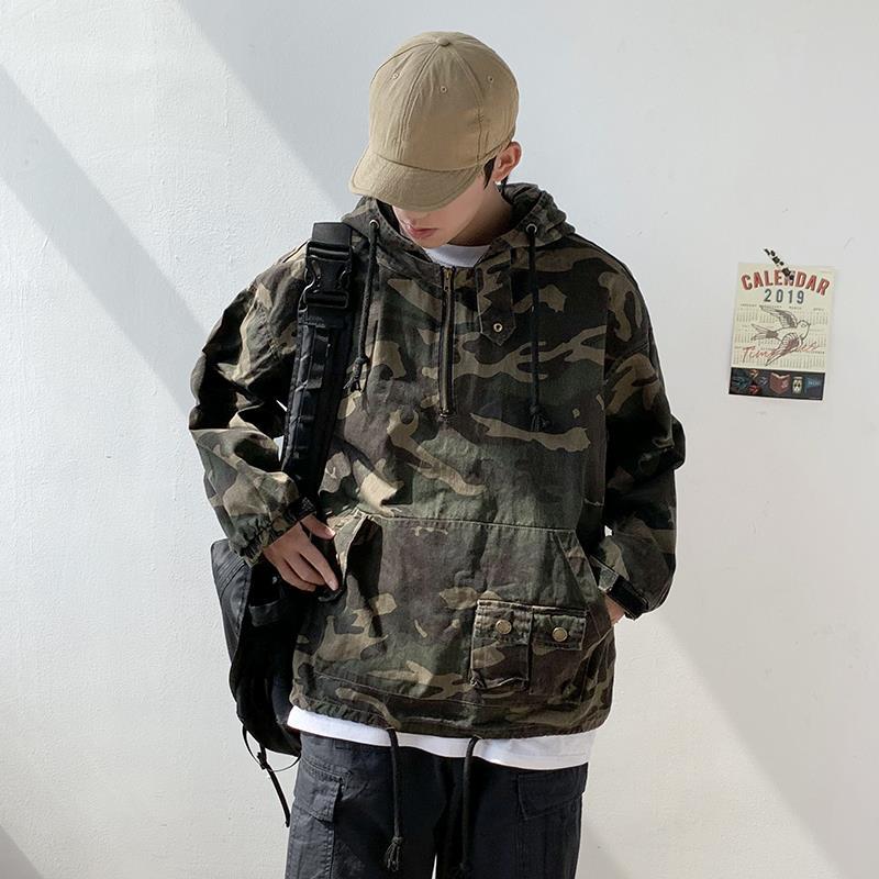 Trendy Handsome And Immortal Jacket Handsome Tooling Camouflage