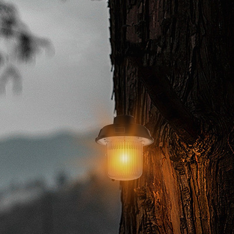 Retro Multi-Function Rechargeable Camping Lantern Portable Outdoor Lamp