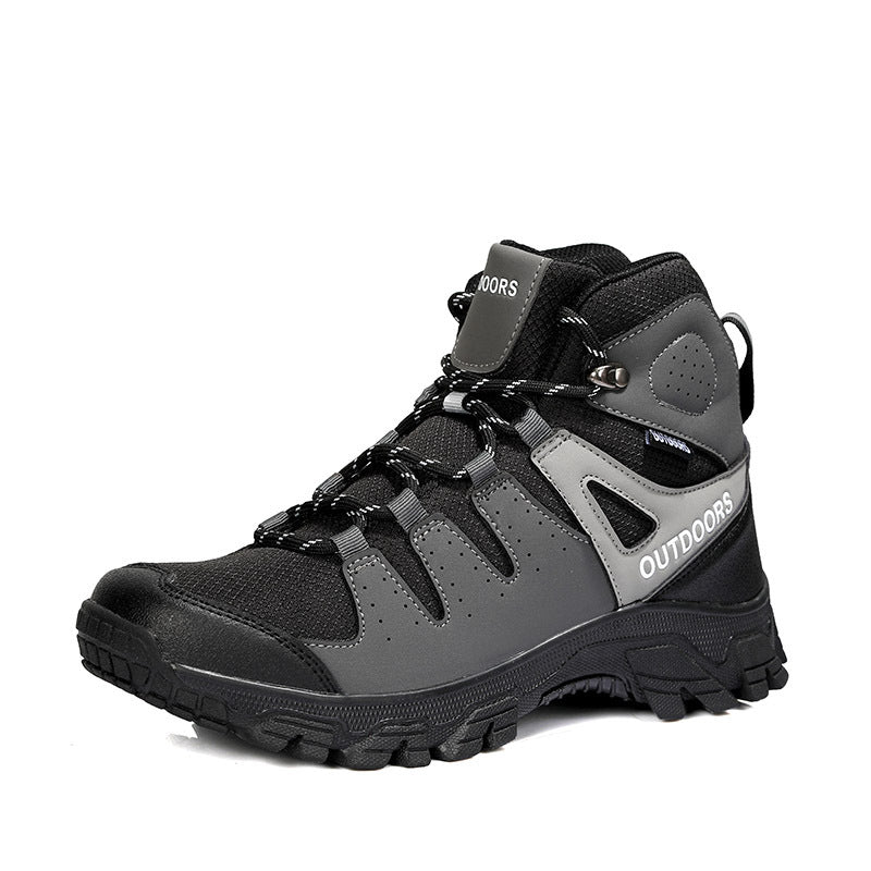 Men’s High-Top Hiking Shoes Wear-Resistant Non-Slip