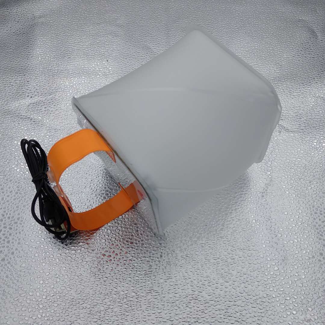 Waterproof Handheld Inflatable LED Camping Lantern Solar Collapsible Light