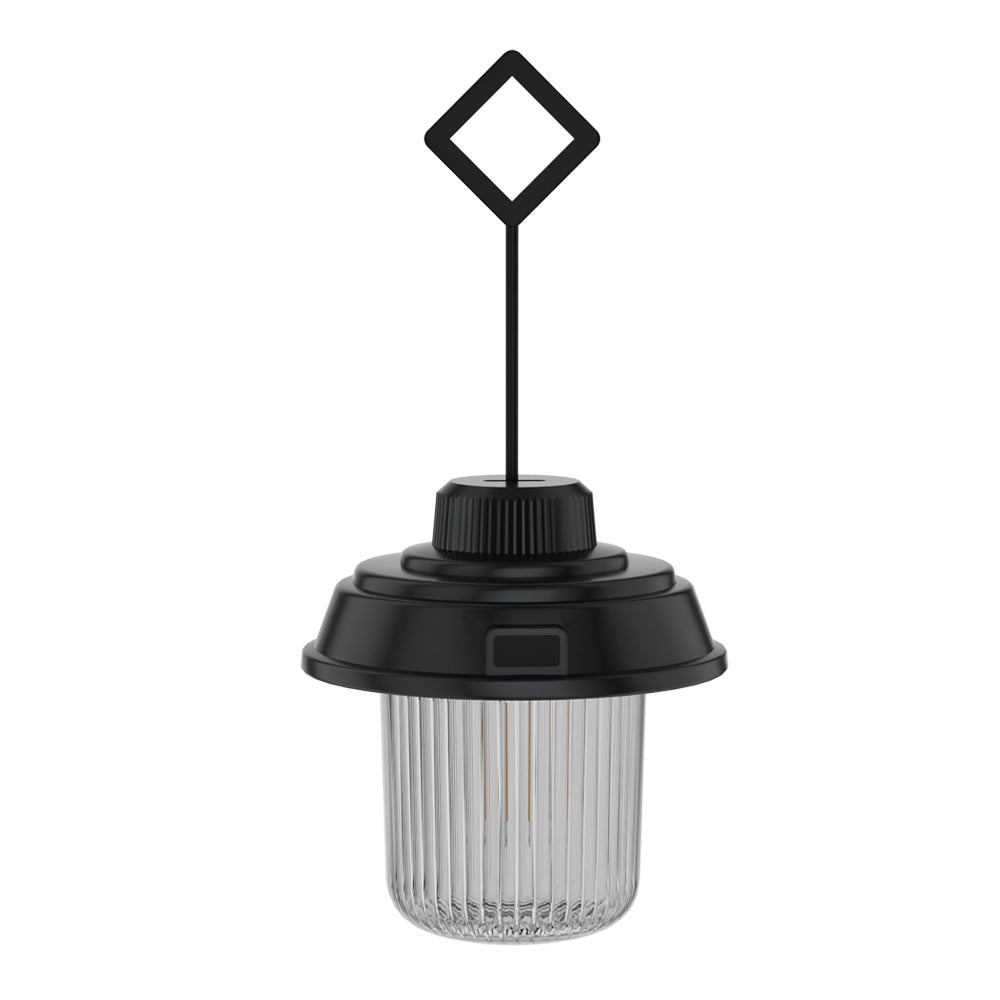 Retro Multi-Function Rechargeable Camping Lantern Portable Outdoor Lamp
