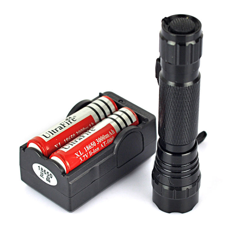 LED High-Power Rechargeable Outdoor Long-Range Flashlight
