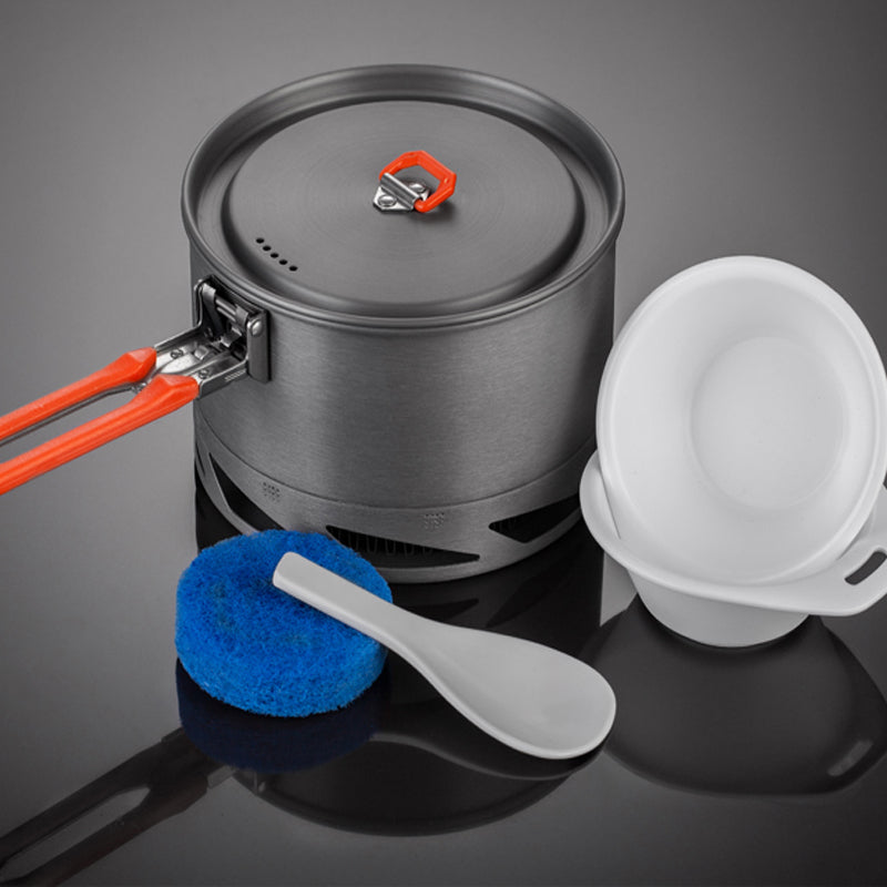 Camping Cookware Utensil Set Outdoor Picnic Hiking Pot Kettle