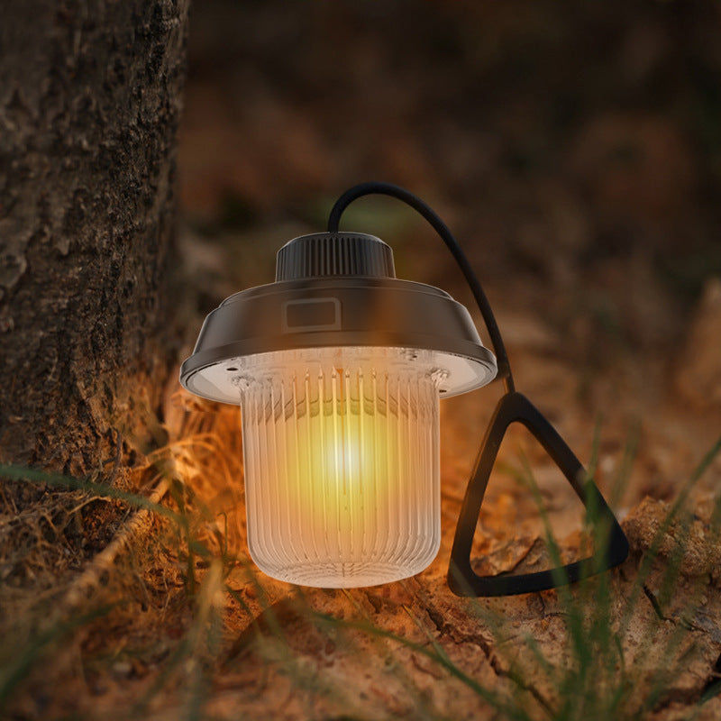 Retro Multi-Function Rechargeable Camping Lantern Portable Outdoor Lamp
