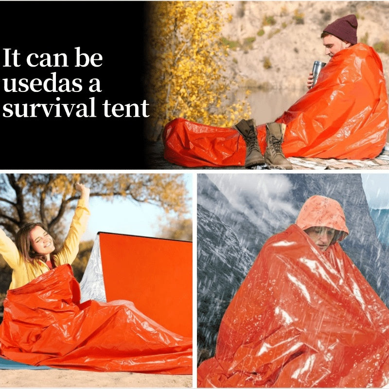 Portable Lightweight Thermal Sleeping Bag Blanket Bivy Sack for Camping