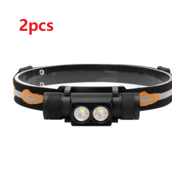 Waterproof LED Headlamp Focusing Flashlight for Camping Mountaineering Fishing