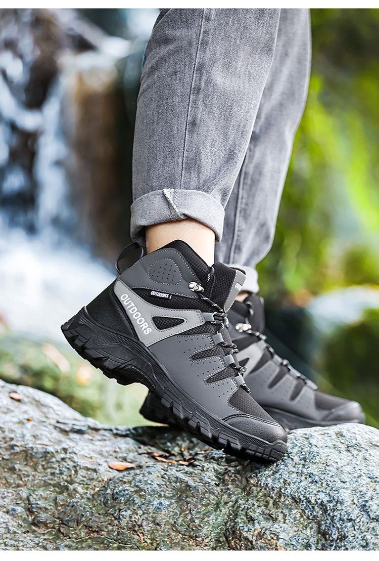 Men’s High-Top Hiking Shoes Wear-Resistant Non-Slip