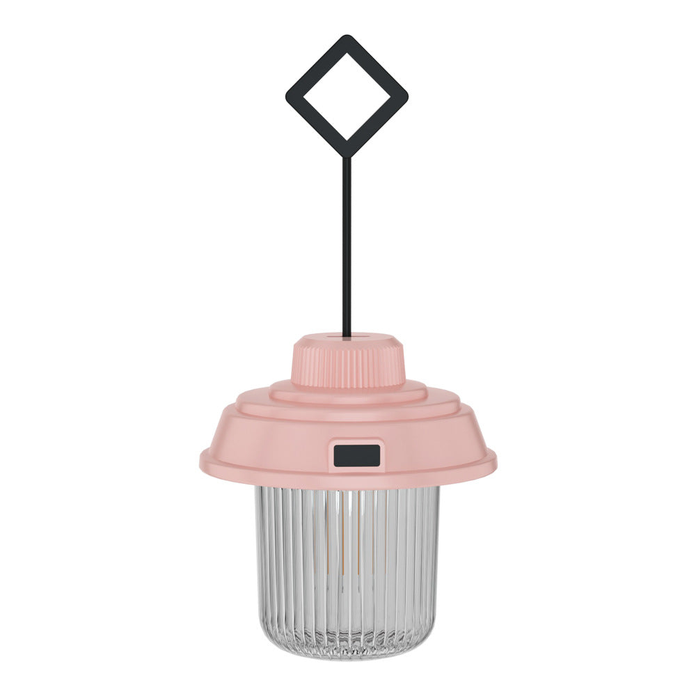 Retro Multi-Function Rechargeable Camping Lantern Portable Outdoor Lamp