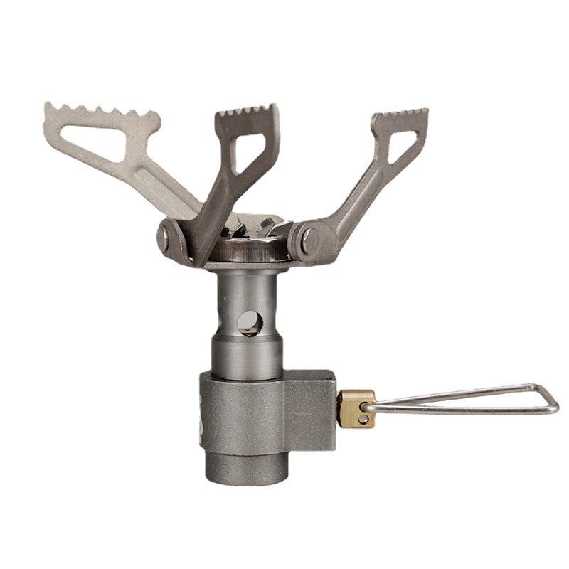 Portable Mini Titanium Camping Gas Stove Outdoor Pocket Burner