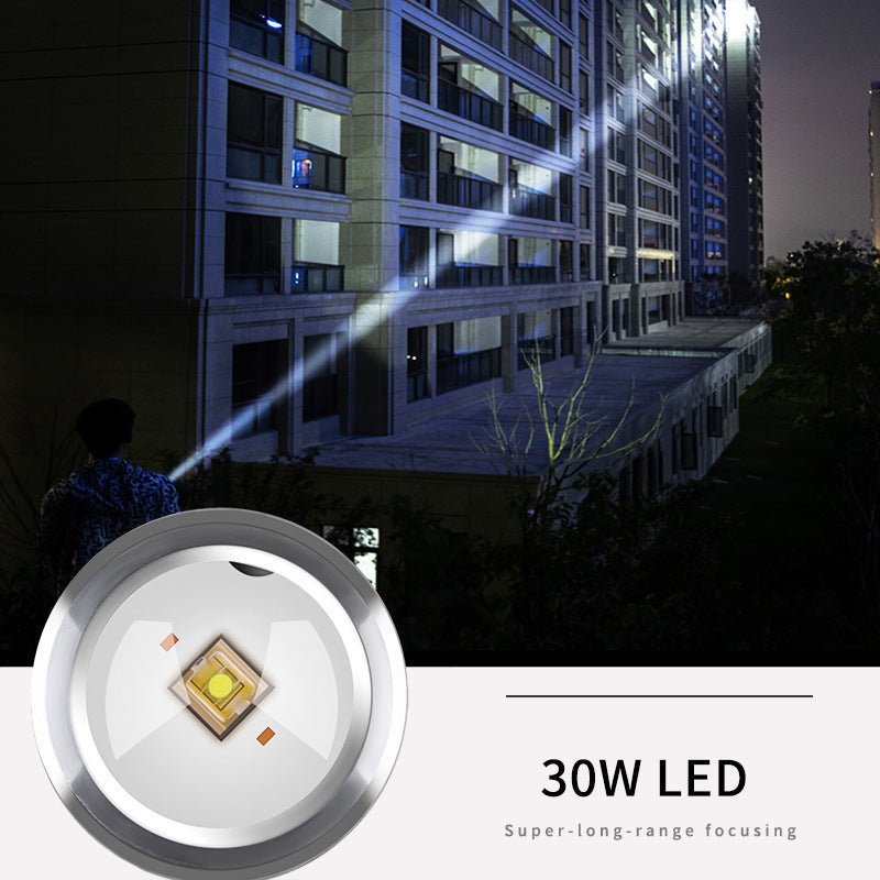 Laser UV Flashlight Rechargeable Waterproof LED Pocket Camping Light