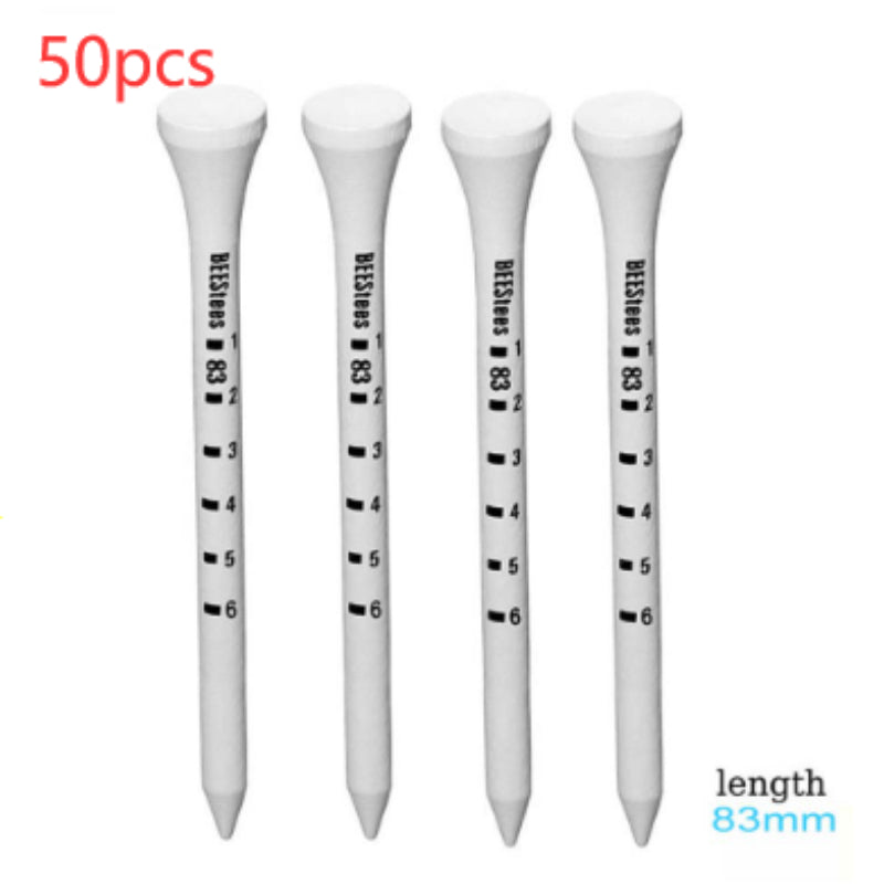 Wooden Golf Tees with Digital Scale for Ball Measurement